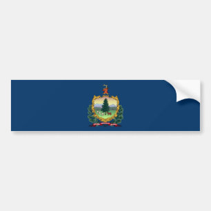 Vermont State Flag Bumper Sticker