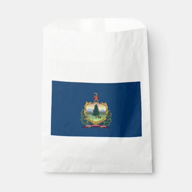 Vermont State Flag Favour Bags (Front)