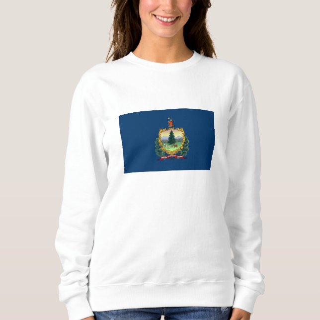 Vermont State Flag Sweatshirt (Front)