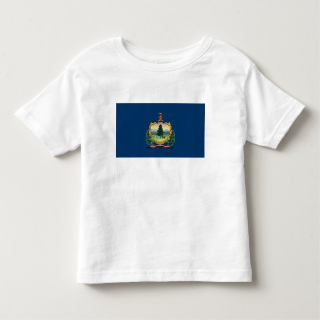 Vermont State Flag Toddler T-Shirt (Front)