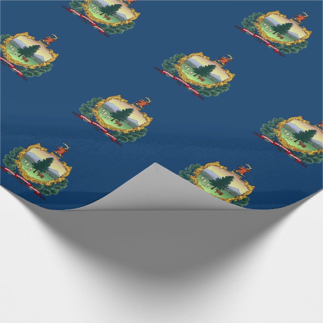 Vermont State Flag Wrapping Paper (Corner)