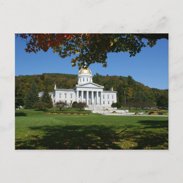 Vermont State House Postcard (Front)
