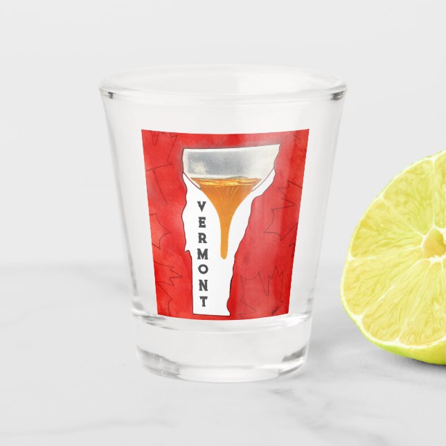 Vermont State Shot Glass (Front)