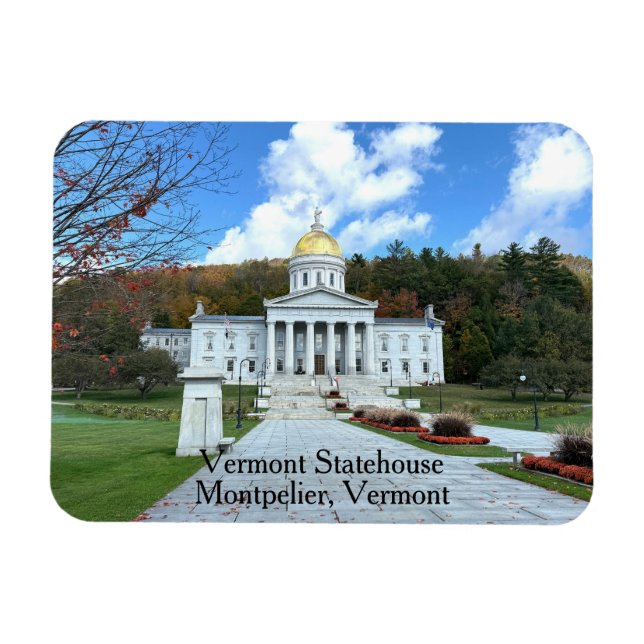 Vermont Statehouse Magnet (Horizontal)