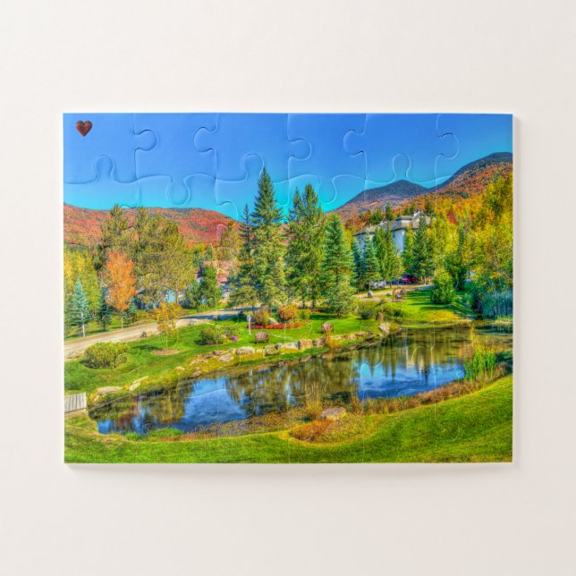 Vermont Stowe Jigsaw Puzzle (Horizontal)