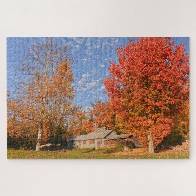 Vermont Sugar House Jigsaw Puzzle (Horizontal)