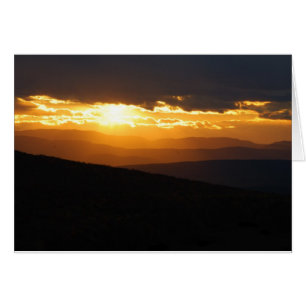 Vermont Sunset Card in 3 sizes