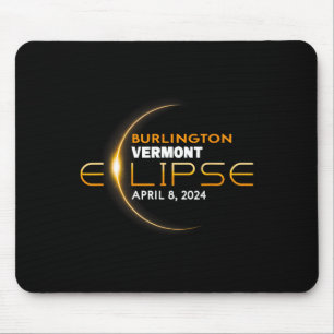 Vermont Total Solar Eclipse 2024 Mouse Pad