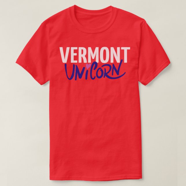 Vermont Unicorn 2 T-Shirt (Design Front)