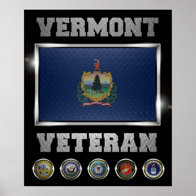 Vermont Veteran poster (Front)