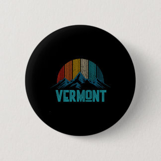 Vermont Vintage Souvenir  6 Cm Round Badge