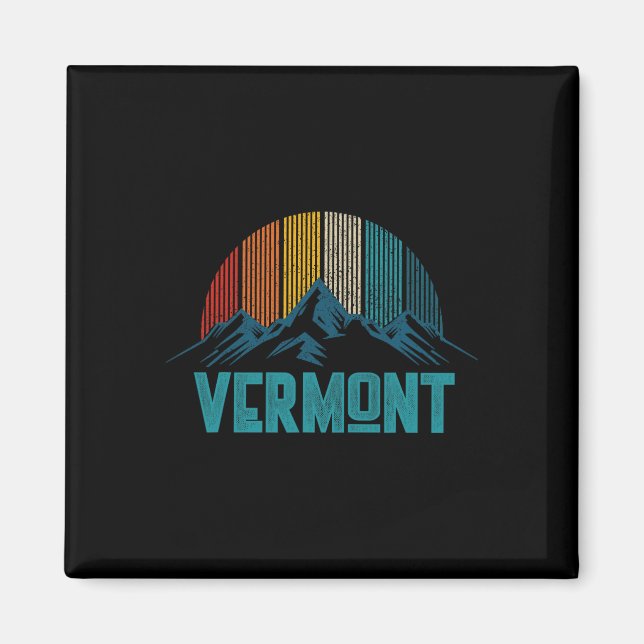 Vermont Vintage Souvenir  Magnet (Front)