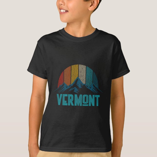 Vermont Vintage Souvenir  T-Shirt (Front)