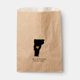 Vermont Wedding Favour Treat Sacks, Gift Bags
