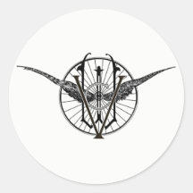 Vermont Wheel Club Logo Stickers