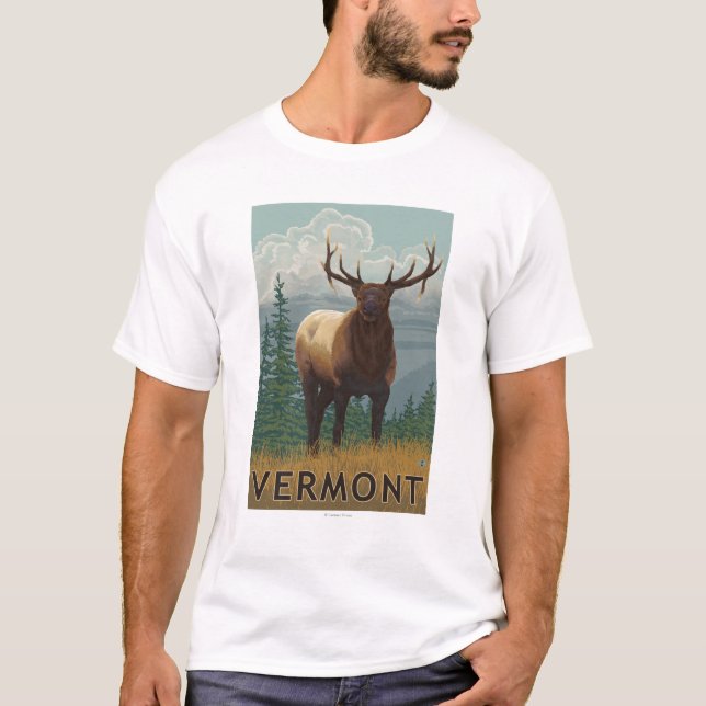 VermontElk Scene T-Shirt (Front)