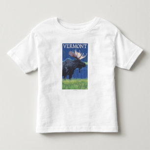 VermontMoose in the Moonlight Toddler T-Shirt
