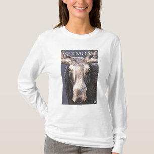 VermontMoose Up Close T-Shirt