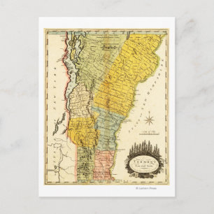 VermontPanoramic MapVermont Postcard