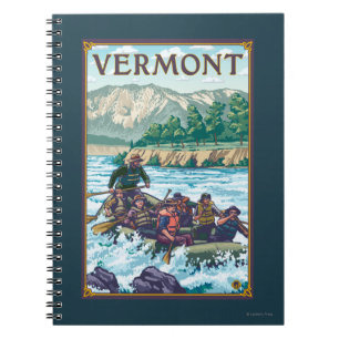 VermontRiver Rafting Scene Notebook