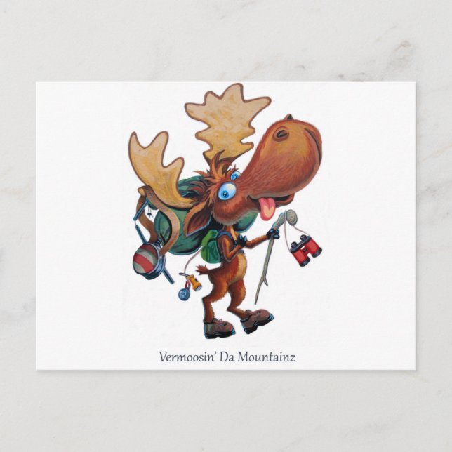 Vermoosin' Da Mountainz Postcard (Front)