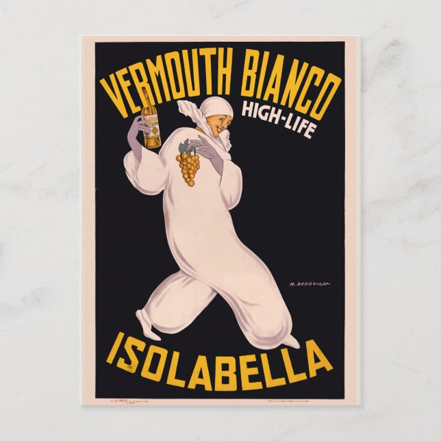 Vermouth Bianco, high-life, Isolabella Postcard (Front)