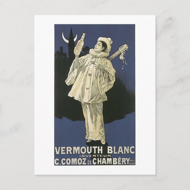 Vermouth Blanc Postcard (Front)