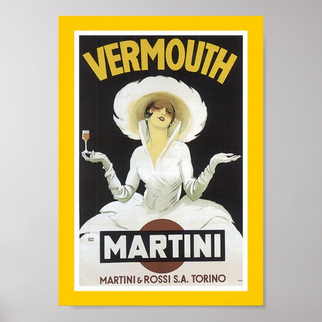 Vermouth Martini Poster (Front)