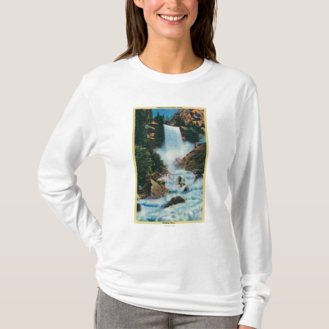Vernal Falls at YosemiteYosemite, CA T-Shirt (Front)