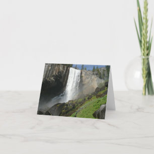Vernal Falls I in Yosemite National Park Card