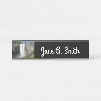 Vernal Falls I in Yosemite National Park Desk Name Plate