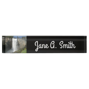 Vernal Falls I in Yosemite National Park Nameplate