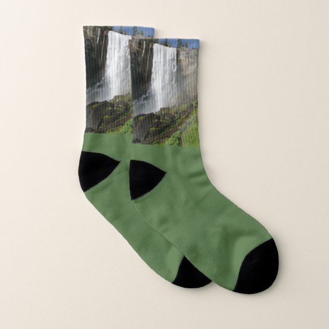 Vernal Falls I in Yosemite National Park Socks (Pair)