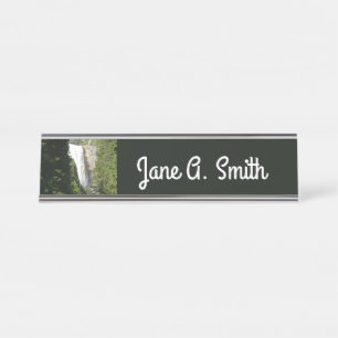 Vernal Falls II in Yosemite National Park Desk Name Plate