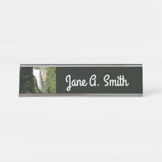 Vernal Falls II in Yosemite National Park Desk Name Plate