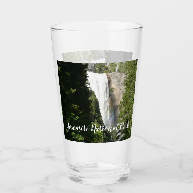 Vernal Falls II in Yosemite National Park Glass (Front)