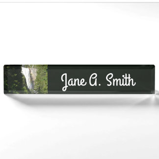 Vernal Falls II in Yosemite National Park Nameplate