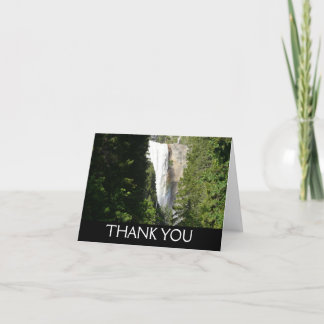 Vernal Falls II in Yosemite National Park Thank You Card
