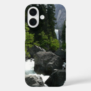 Vernal Falls in the Distance at Yosemite iPhone 16 Case