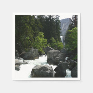 Vernal Falls in the Distance at Yosemite Napkin
