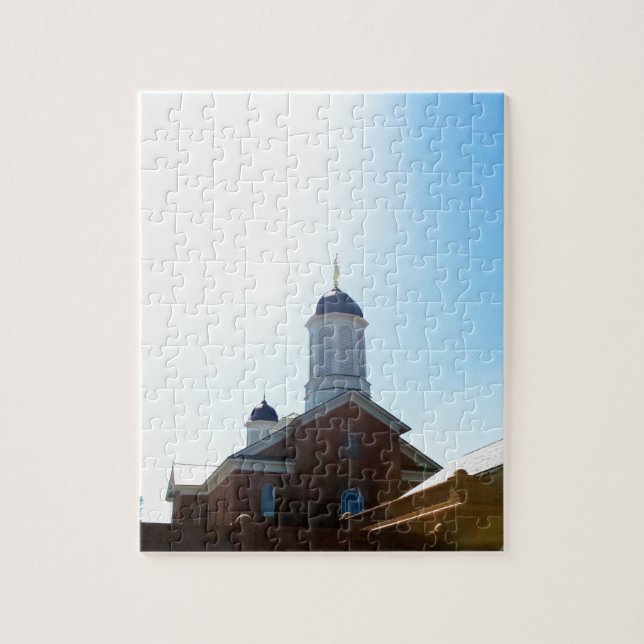 vernal utah lds mormon temple jigsaw puzzle (Vertical)
