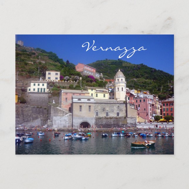 vernazza church postcard (Front)