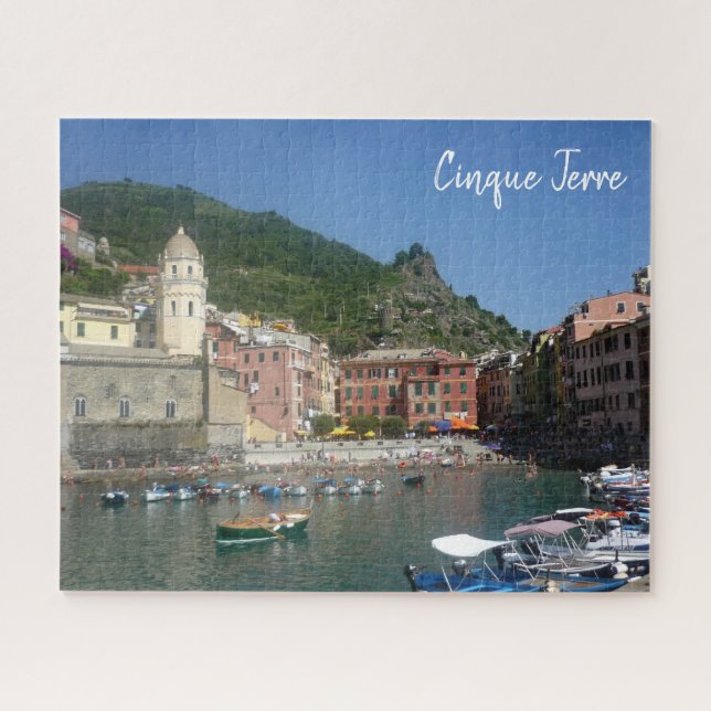 vernazza cinque harbour jigsaw puzzle (Horizontal)