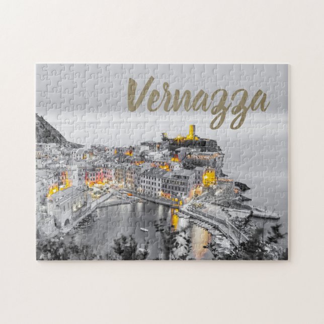 Vernazza Cinque Terre Liguria Italy Fine Art gift Jigsaw Puzzle (Horizontal)