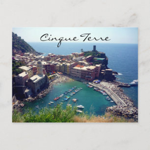 vernazza cinque terre postcard