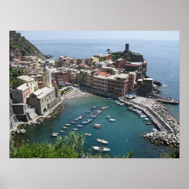 Vernazza from above poster (Front)