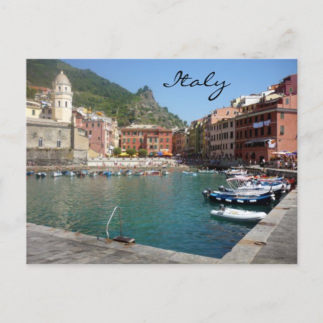 vernazza italy postcard (Front)