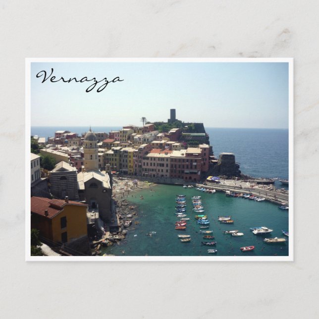 vernazza view postcard (Front)