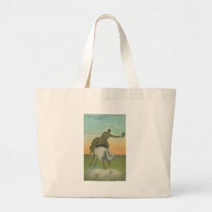 Verne Elliott on High Tower. Large Tote Bag