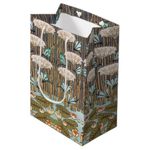 Verneuil Dragonfly Water Lily Art Nouveau: Vintage Medium Gift Bag